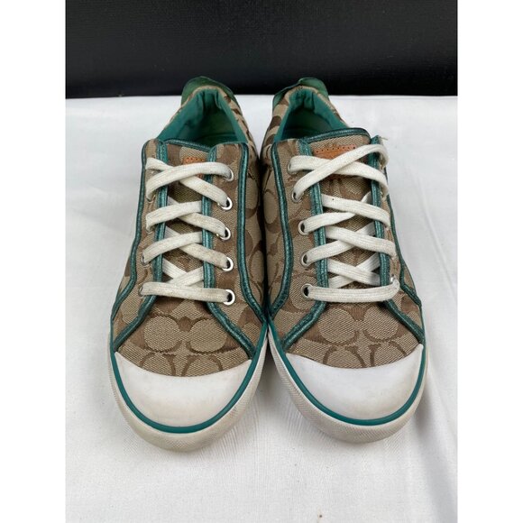 Coach Shoes - Coach Barrett Women's Canvas Sneakers / Shoes Size 9B SKU 4245